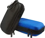 The rectangle earbud case selected material make it durable. Equipped with a metal carabiner clip for attaching to your pocket, travel bag, cinch sack, gym bag, computer bag, belt loops, easy to carry